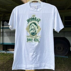 Vintage 70s Bombay Gin glow in the dark  Promotional Shirt  Vintage Men's Large